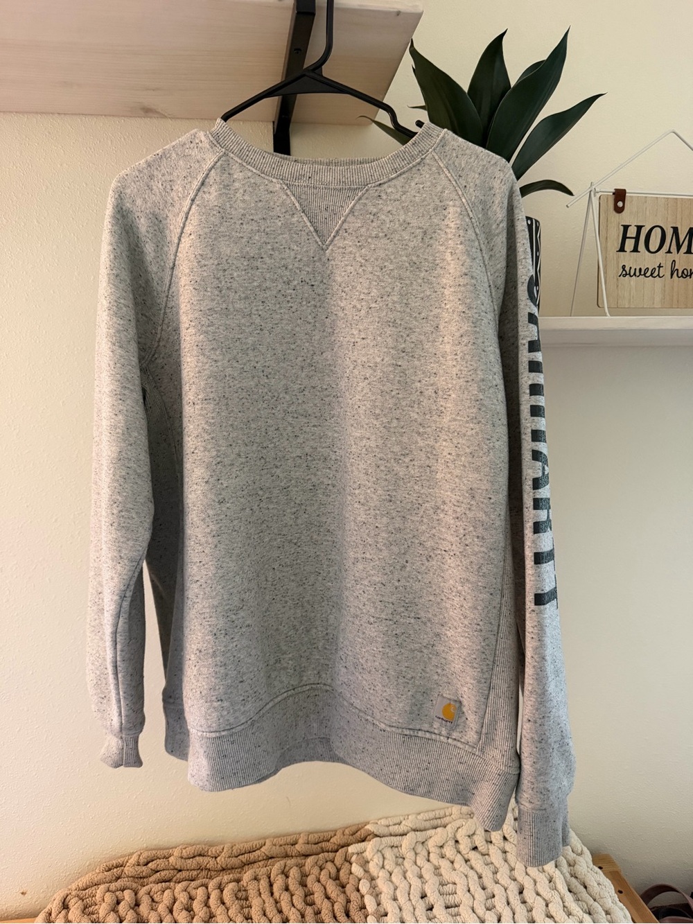 Carhartt Women’s Heather Gray Crewneck Sweatshirt
